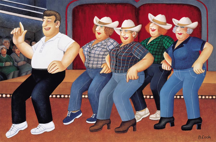 Beryl Cook Line Dancing